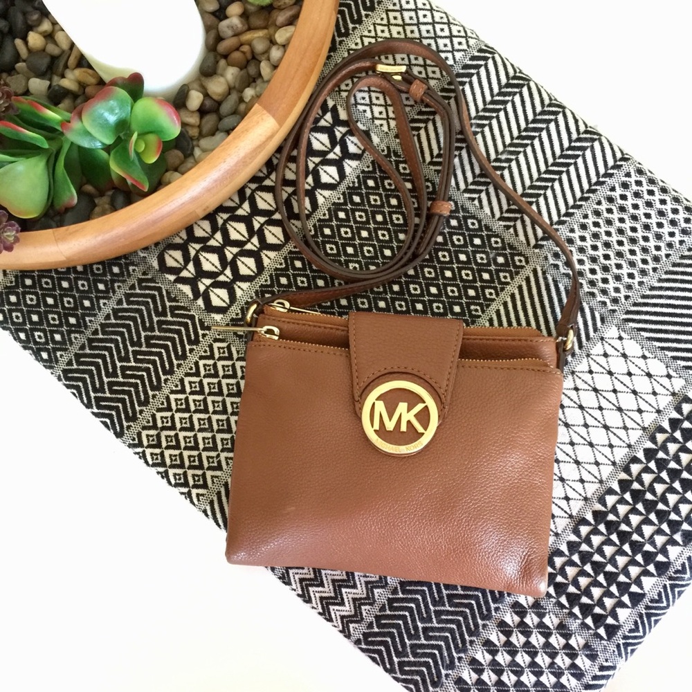 Michael Kors Saddle Brown Crossbody